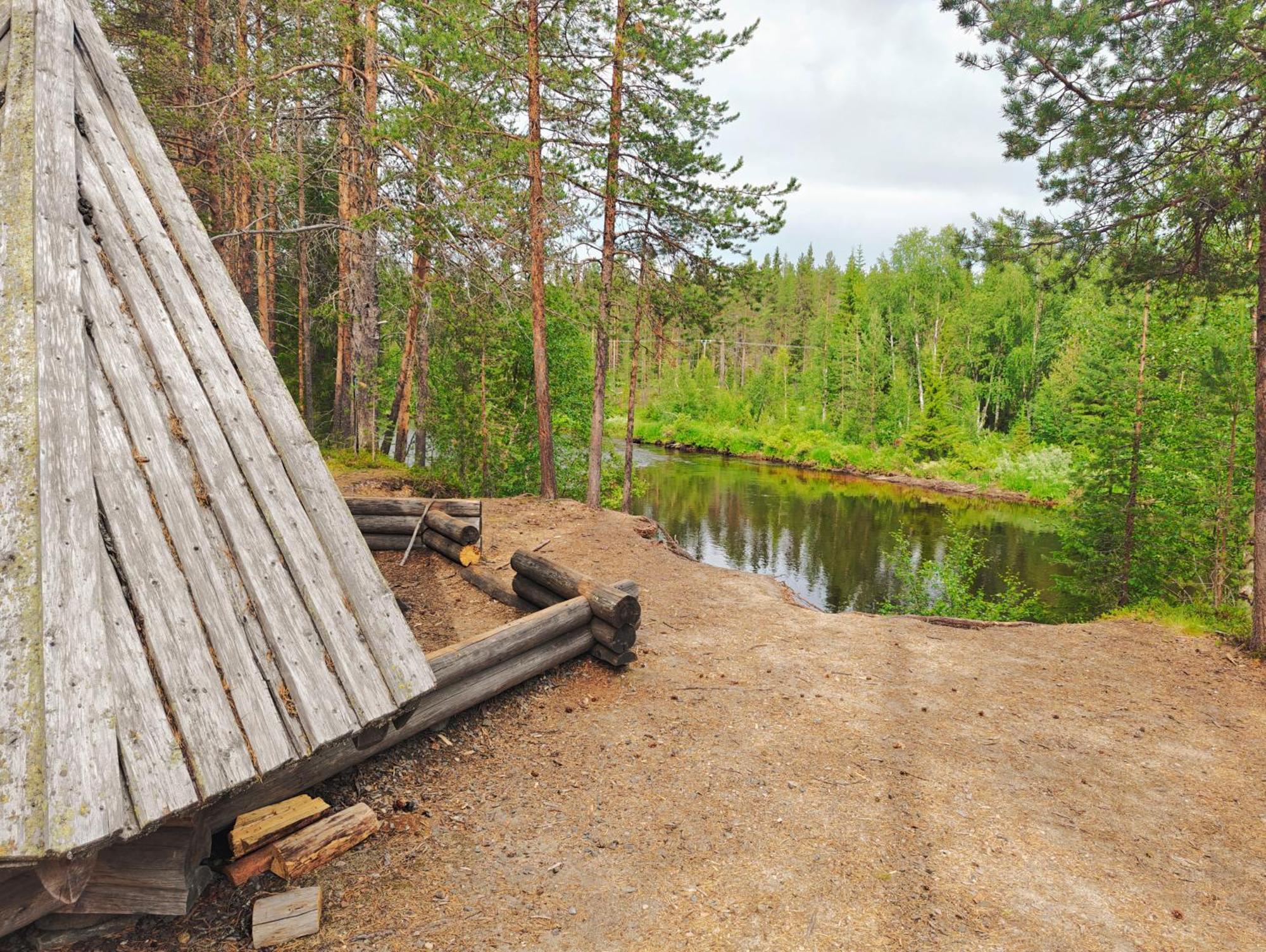 Lapland Riverside, Landscape Cabin, Kuukkeli 6, Yllaes, Tiny Home With Sauna, Fireplace, Terrace, Bbq, Wifi, Ski, Fishing, Pets Ok Äkäslompolo Kültér fotó