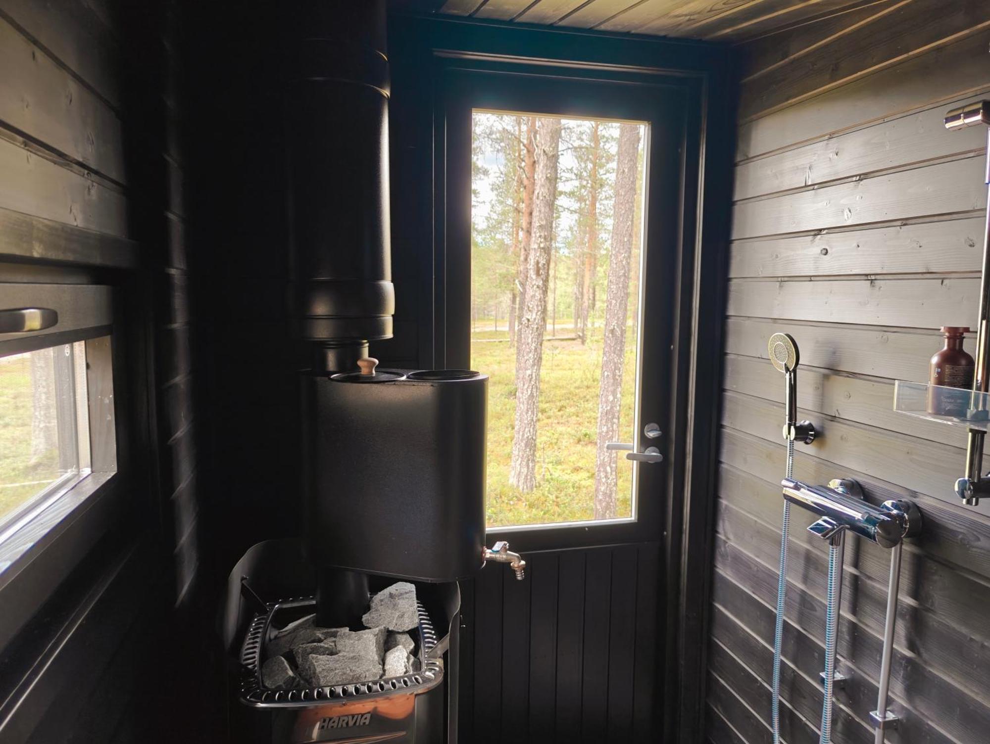 Lapland Riverside, Landscape Cabin, Kuukkeli 6, Yllaes, Tiny Home With Sauna, Fireplace, Terrace, Bbq, Wifi, Ski, Fishing, Pets Ok Äkäslompolo Kültér fotó